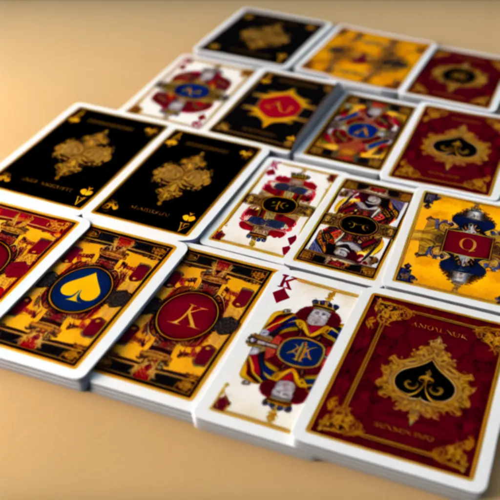 Talia do gry z emblematami królestw