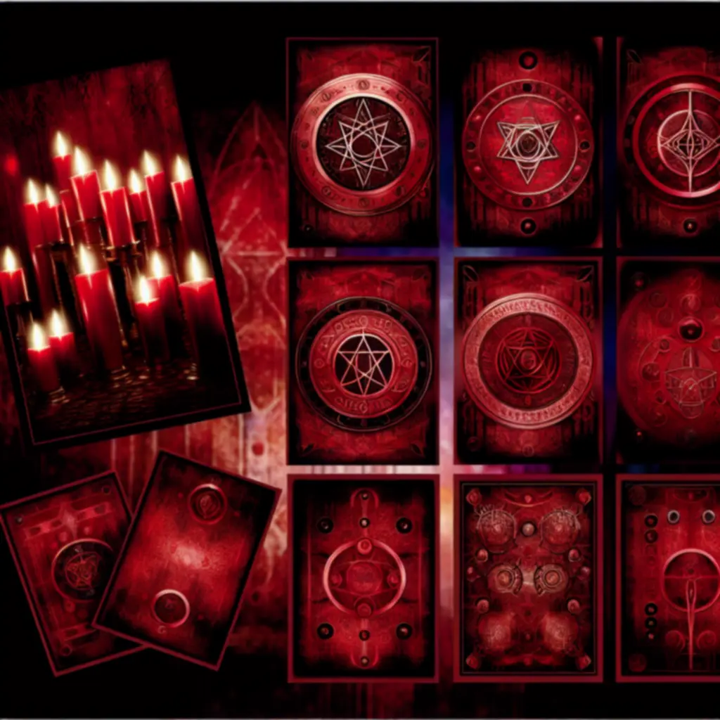 Kolekcja Krwawe Przymierze z czerwonymi ornamentami