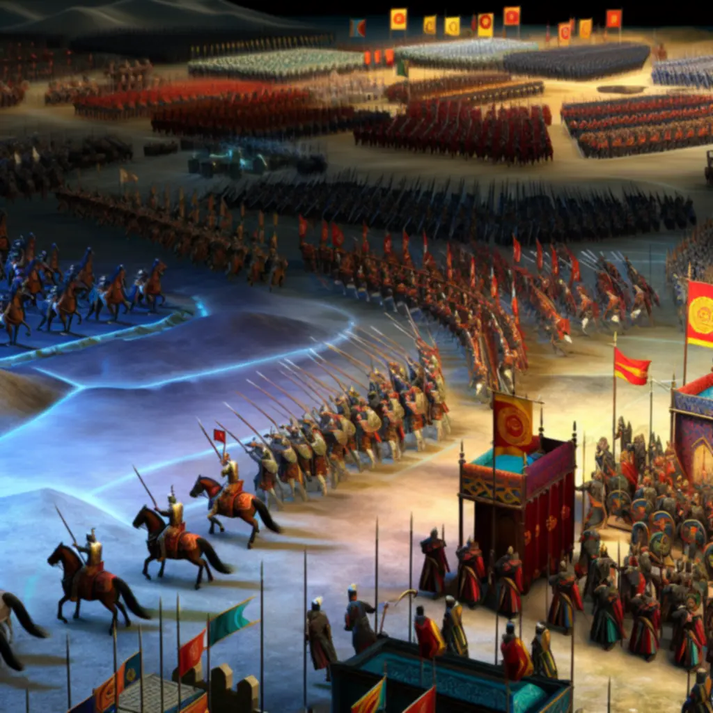 Plansza i elementy WarThrone podczas rozgrywki